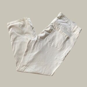 Buffalo David Bitton White Pants Straight Leg Casual 12/32